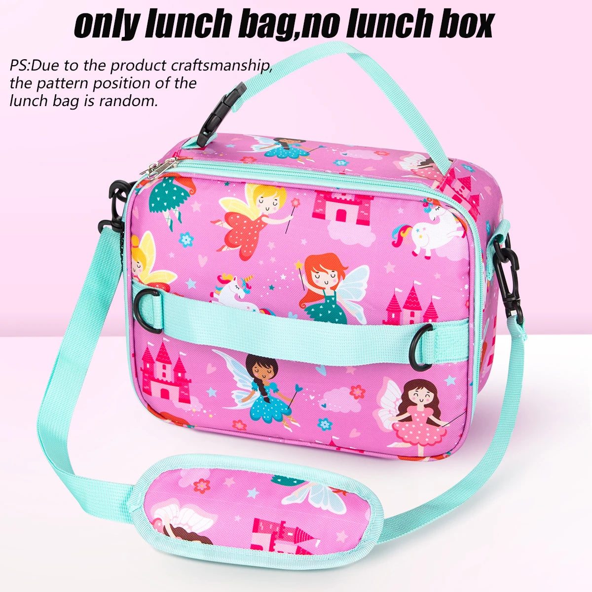 Bento Box per Bambini — Portapranzo 2 Livelli 5 Scomparti, Sicuro per Microonde, A Prova di Perdite