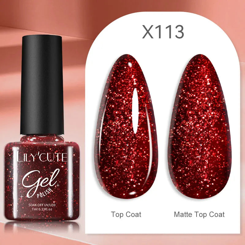 Smalto Gel Semi-Permanente LILYCUTE – 150+ Colori, UV/LED, Lunga Durata 30 Giorni