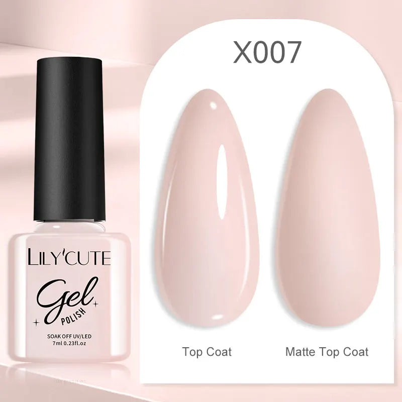 Smalto Gel Semi-Permanente LILYCUTE – 150+ Colori, UV/LED, Lunga Durata 30 Giorni