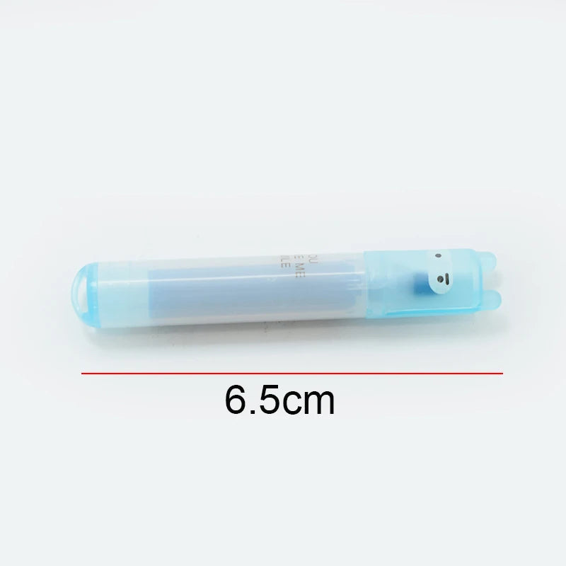 Set 6 Mini Evidenziatori Kawaii a Forma di Coniglio – Fluorescenti | Cancelleria