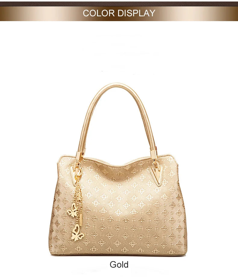 Set 4 Borse Donna – Tote Grande + Tracolla + Pochette + Portacarte | 4 Colori | Ufficio Shopping Party