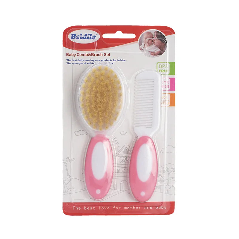 Set Pettine e Spazzola per Bambini con Setole Morbide