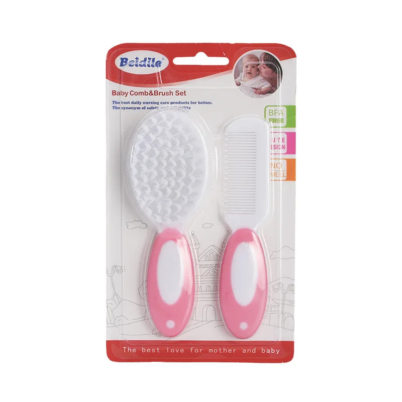 Set Pettine e Spazzola per Bambini con Setole Morbide