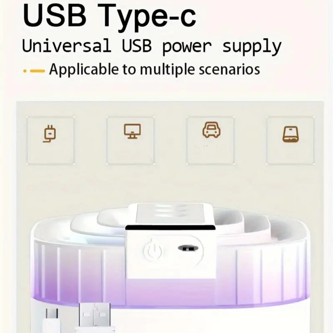Umidificatore ad ultrasuoni da 3 litri Umidificatore a nebbia fredda con luce notturna e tre ugelli Umidificatore aromatico USB silenzioso per la casa