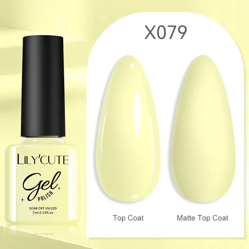 Smalto Gel Semi-Permanente LILYCUTE – 150+ Colori, UV/LED, Lunga Durata 30 Giorni