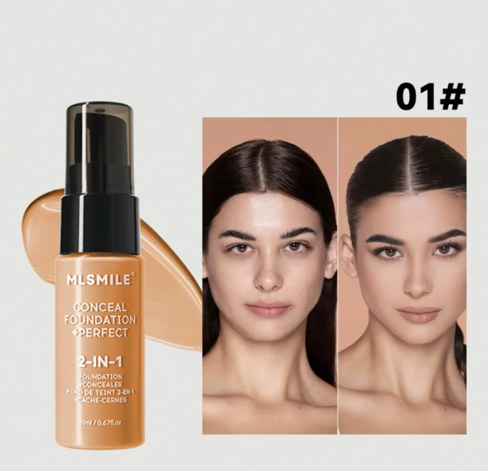 Fondotinta Liquido Opaco a Lunga Durata – Controllo Olio, Correttore & BB Cream | Trucco Professionale