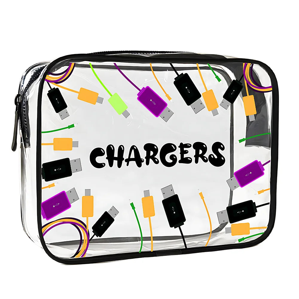 Beauty Bag Trasparente Impermeabile — Organizer Cosmetici da Viaggio