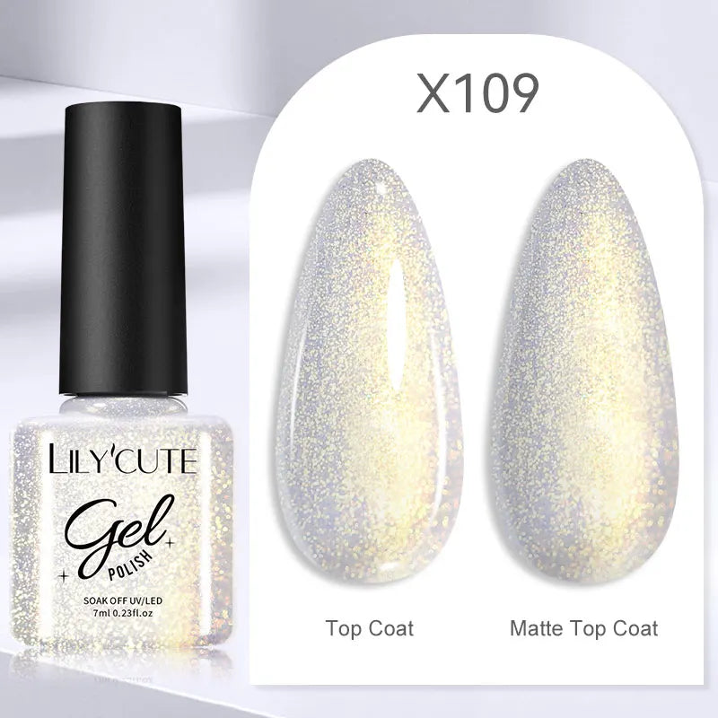 Smalto Gel Semi-Permanente LILYCUTE – 150+ Colori, UV/LED, Lunga Durata 30 Giorni