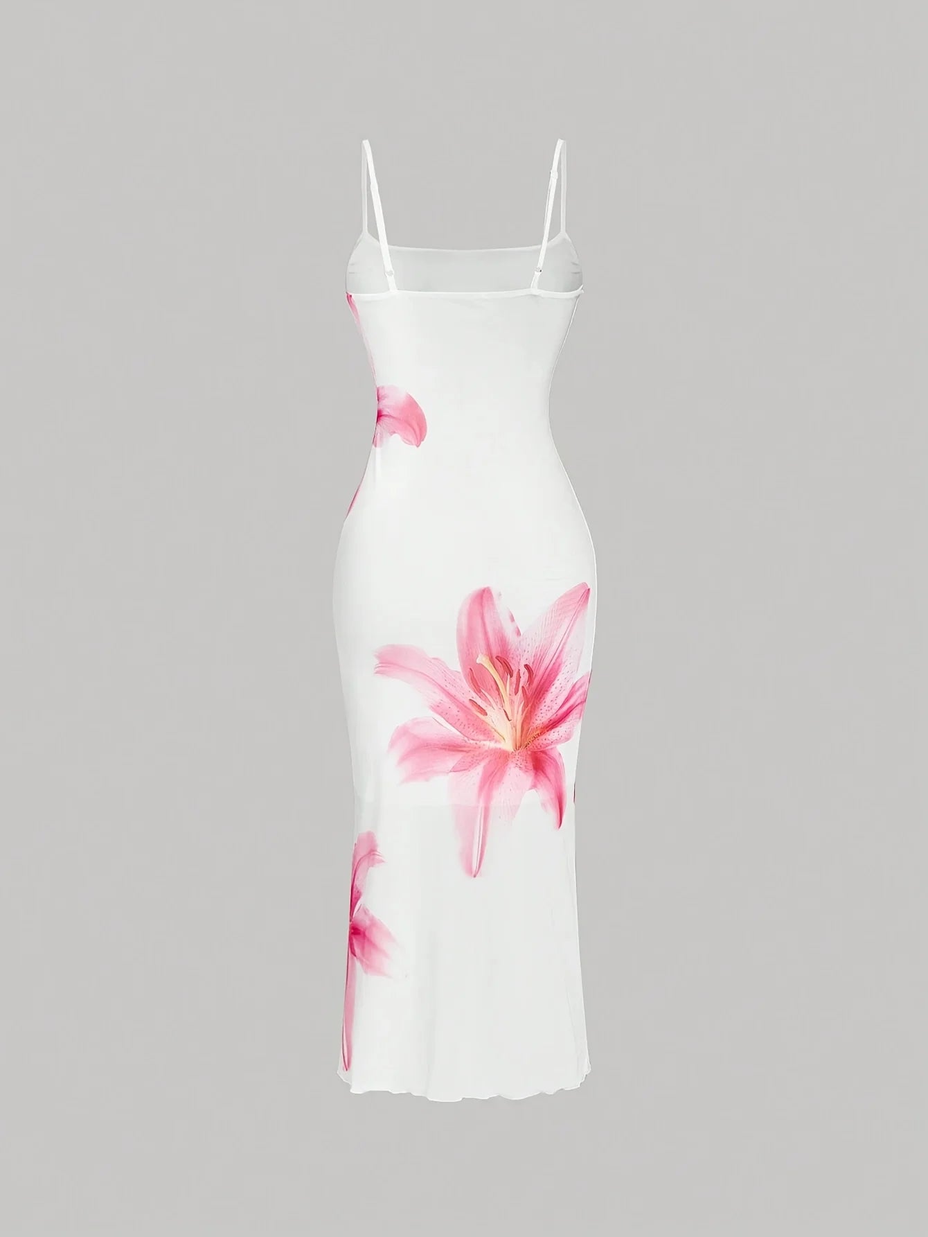Vestito Estivo Floreale – Abito Lungo Elegante con Stampa Tropicale