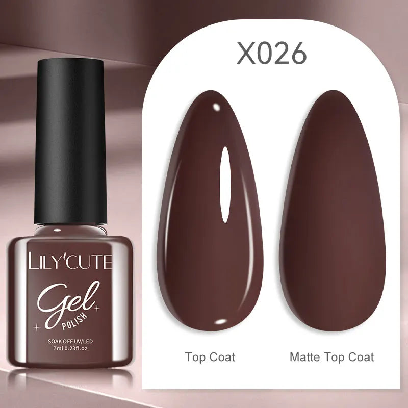 Smalto Gel Semi-Permanente LILYCUTE – 150+ Colori, UV/LED, Lunga Durata 30 Giorni