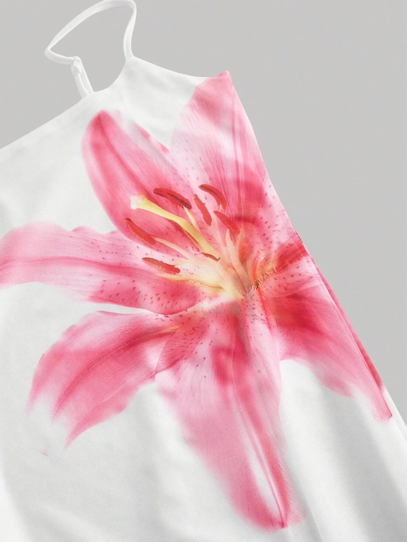 Vestito Estivo Floreale – Abito Lungo Elegante con Stampa Tropicale