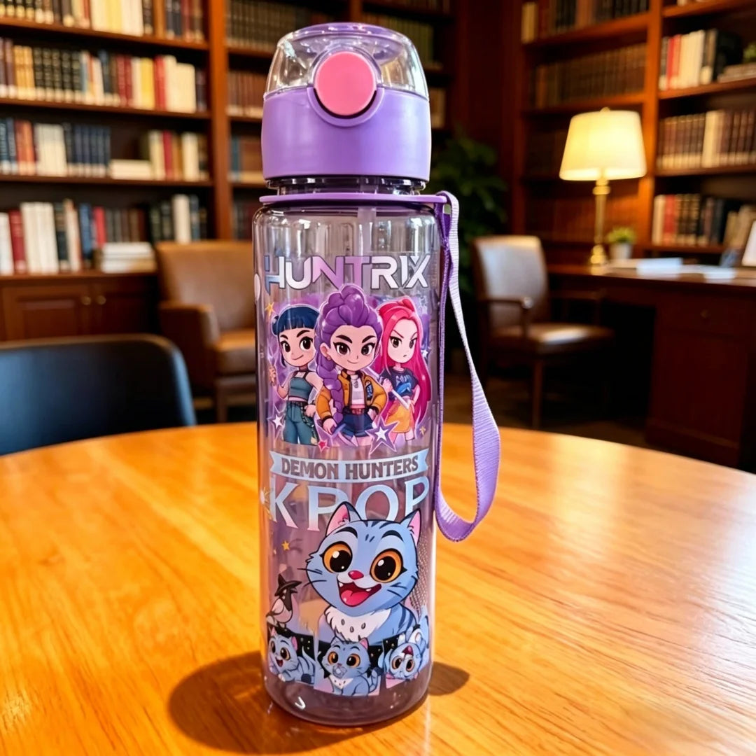 Borraccia con Cannuccia per Bambini | Design Cartoni Animati 700 ml