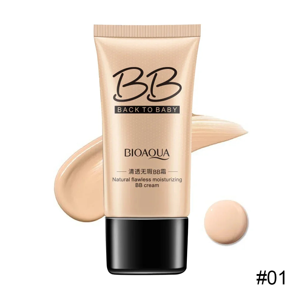 BIOAQUA Fondotinta Liquido BB Cream – Correttore Impermeabile, Illuminante & Sbiancante | Lunga Durata