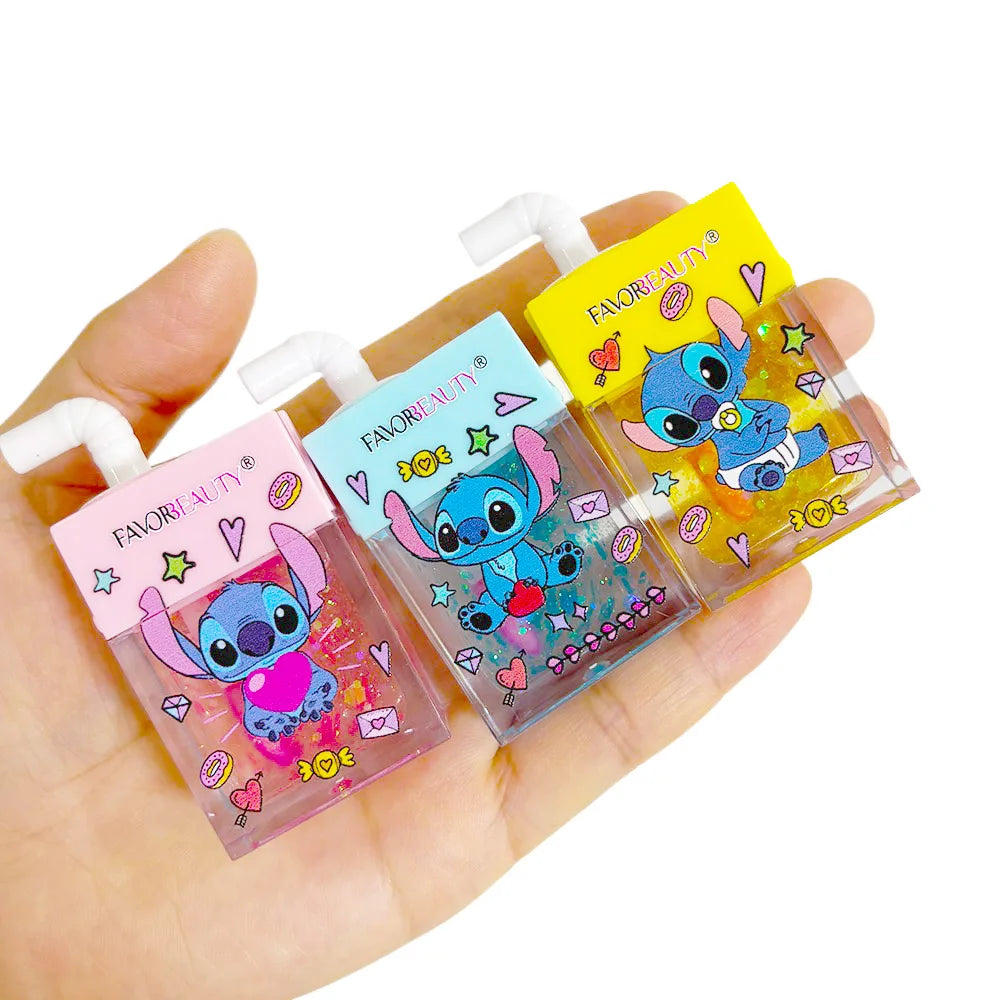 Set 24 Lip Gloss Stitch – Con Portachiavi, Waterproof & Lunga Durata