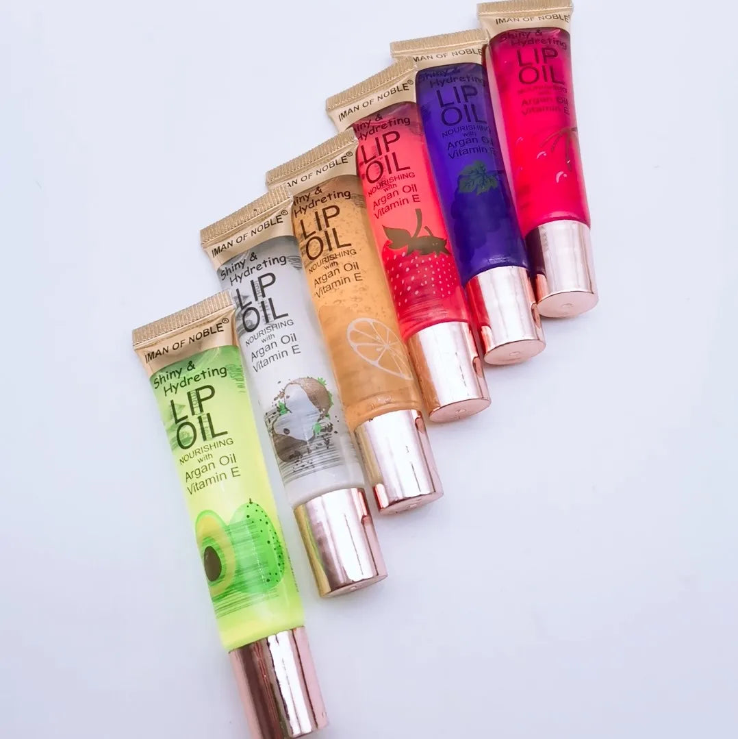 Set 24 Lip Gloss Jelly Fruttati – Vitamina E, Miele & Burro di Karité | Rimpolpanti