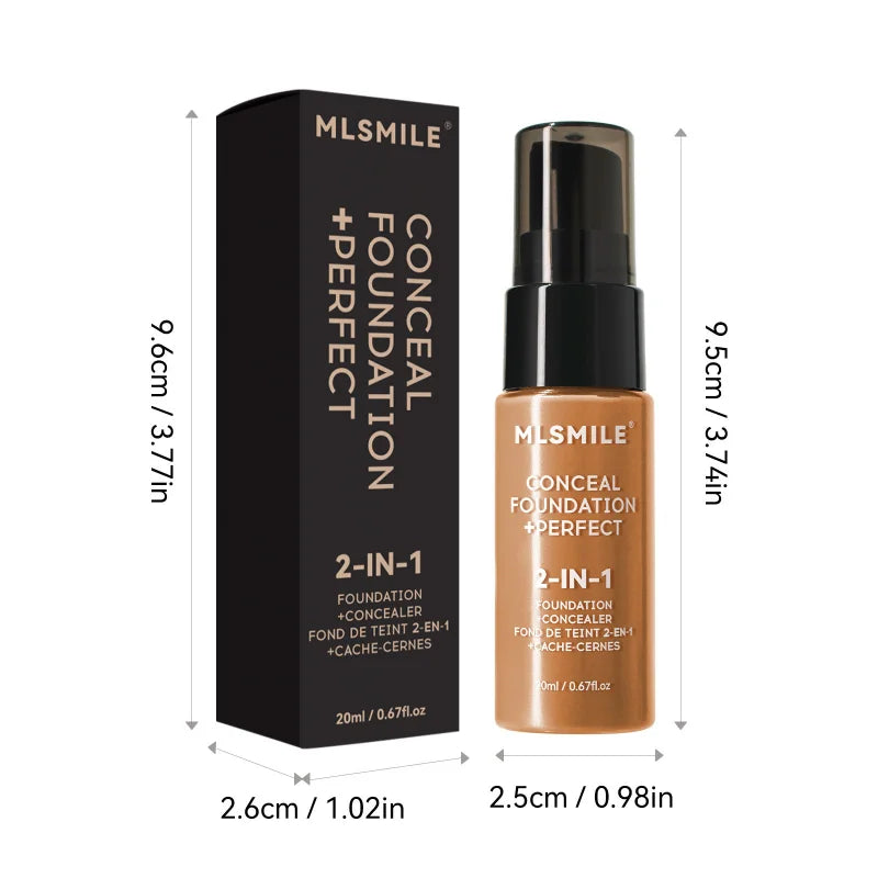 Fondotinta Liquido Opaco a Lunga Durata – Controllo Olio, Correttore & BB Cream | Trucco Professionale