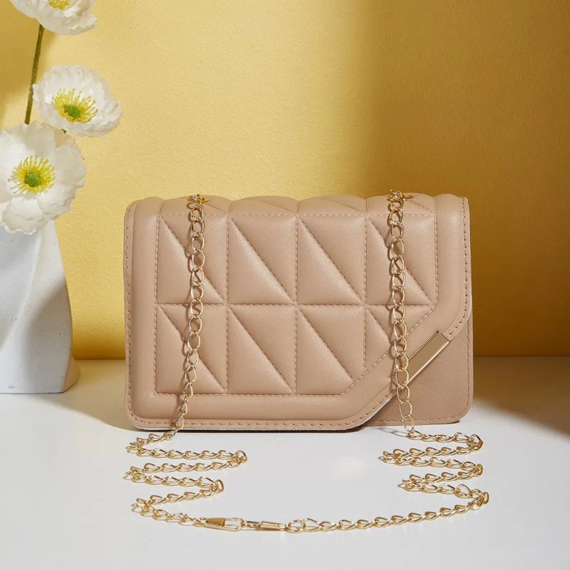 Borse e portamonete di lusso neri Borsa a tracolla messenger in pelle PU da donna Borsa a tracolla femminile scozzese con nappa trapuntata