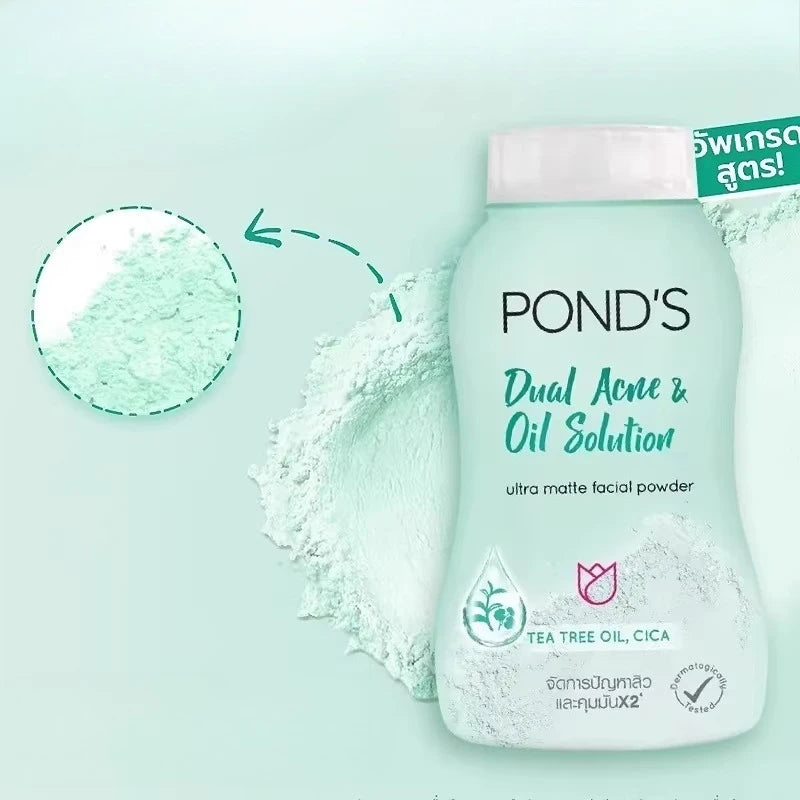 PONDS Thailand Setting Powder, Polvere Viso Leggera per il Fissaggio del Trucco, Controllo dell'Olio e Finitura Opaca a Lunga Durata