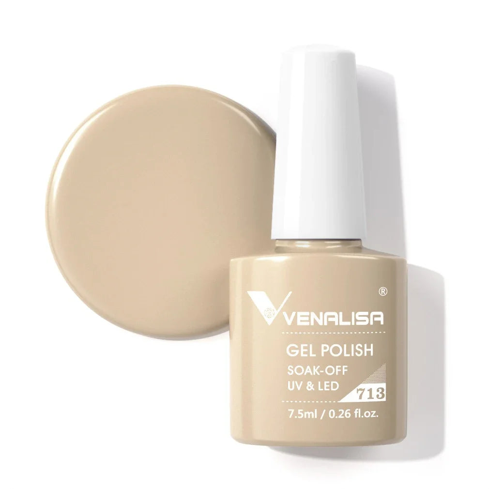 Smalto gel per unghie Venalisa VIP4 SENZA HEMA/TPO Copertura completa Bellissimo smalto semipermanente Soak Off UV LED Gel Smalto per unghie Lacca gel