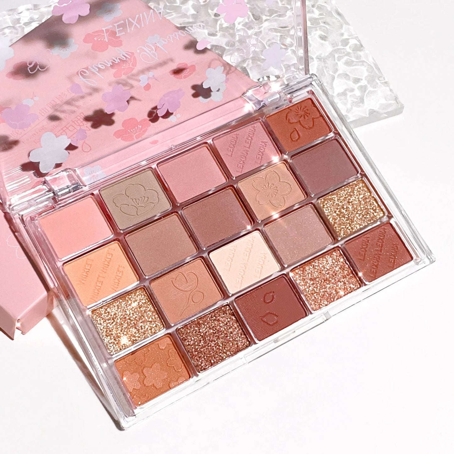 Palette Ombretti Cherry 20 Colori – Glitter, Opachi e Shimmer, Impermeabile