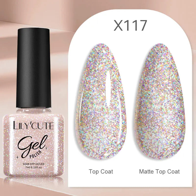 Smalto Gel Semi-Permanente LILYCUTE – 150+ Colori, UV/LED, Lunga Durata 30 Giorni