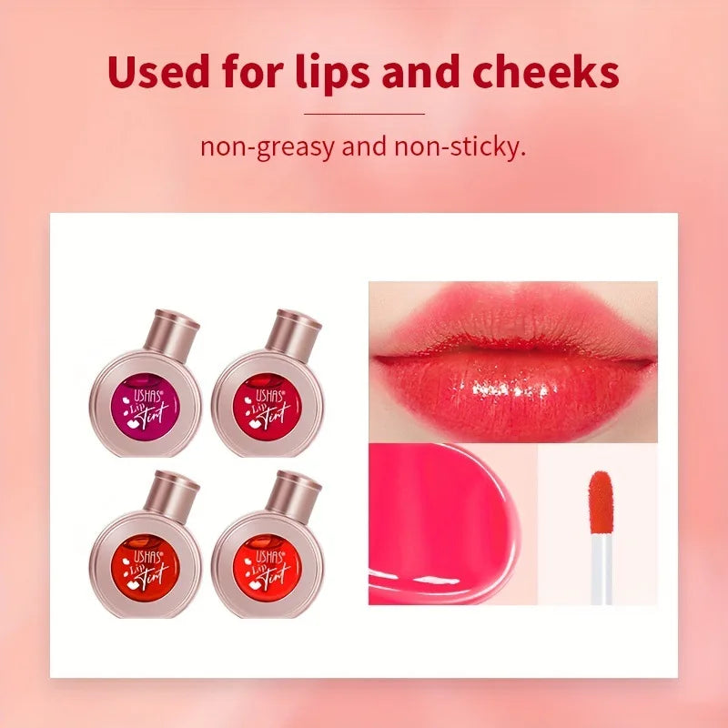 Lip Tint Fruttato 4 Colori – Gloss Altamente Pigmentato, Waterproof & Lunga Durata