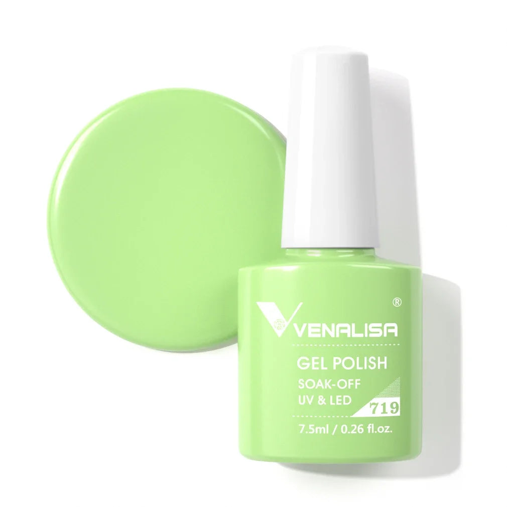 Smalto gel per unghie Venalisa VIP4 SENZA HEMA/TPO Copertura completa Bellissimo smalto semipermanente Soak Off UV LED Gel Smalto per unghie Lacca gel
