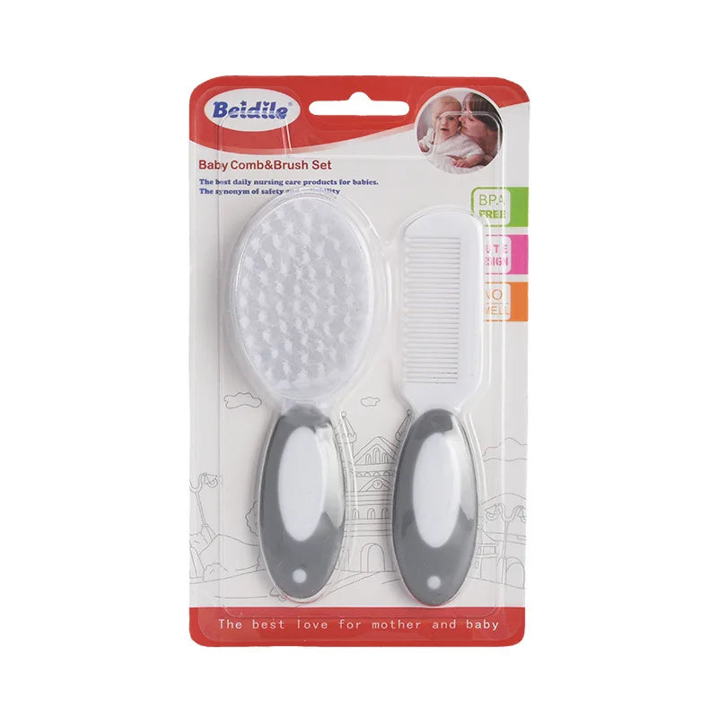 Set Pettine e Spazzola per Bambini con Setole Morbide