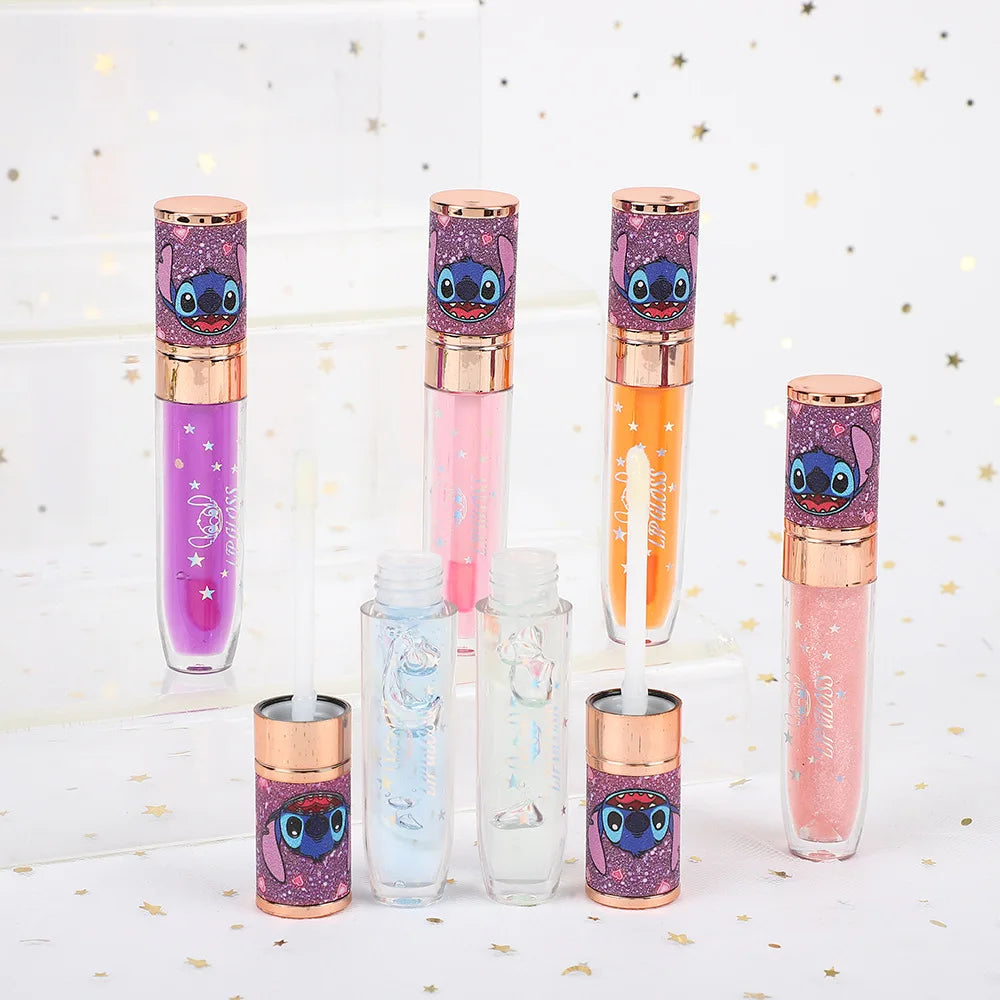 Set 24 Lip Gloss Stitch – Con Portachiavi, Waterproof & Lunga Durata