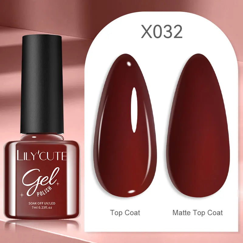 Smalto Gel Semi-Permanente LILYCUTE – 150+ Colori, UV/LED, Lunga Durata 30 Giorni