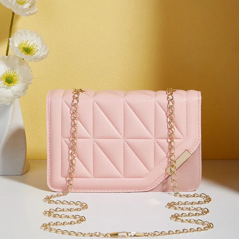 Borse e portamonete di lusso neri Borsa a tracolla messenger in pelle PU da donna Borsa a tracolla femminile scozzese con nappa trapuntata
