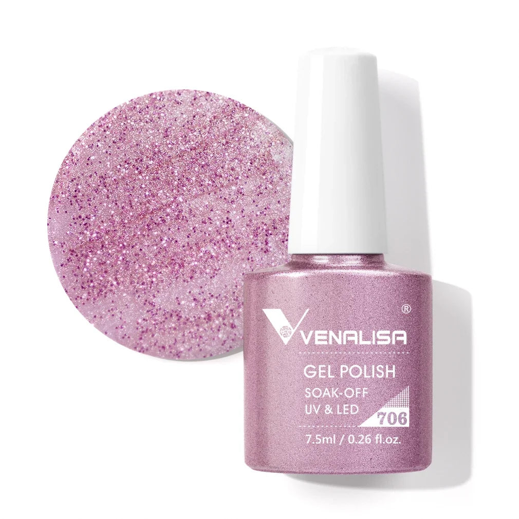 Smalto gel per unghie Venalisa VIP4 SENZA HEMA/TPO Copertura completa Bellissimo smalto semipermanente Soak Off UV LED Gel Smalto per unghie Lacca gel
