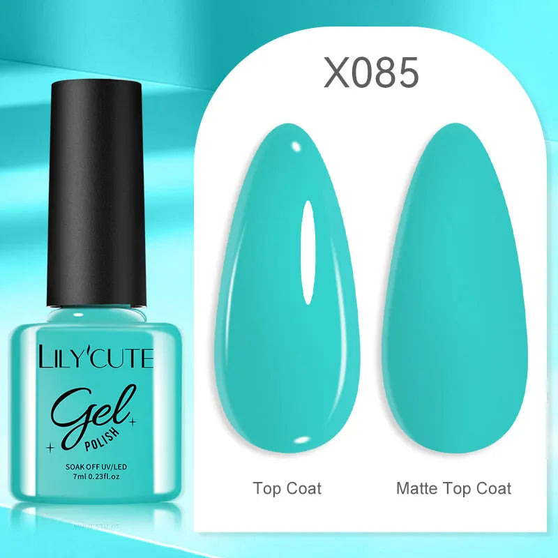 Smalto Gel Semi-Permanente LILYCUTE – 150+ Colori, UV/LED, Lunga Durata 30 Giorni