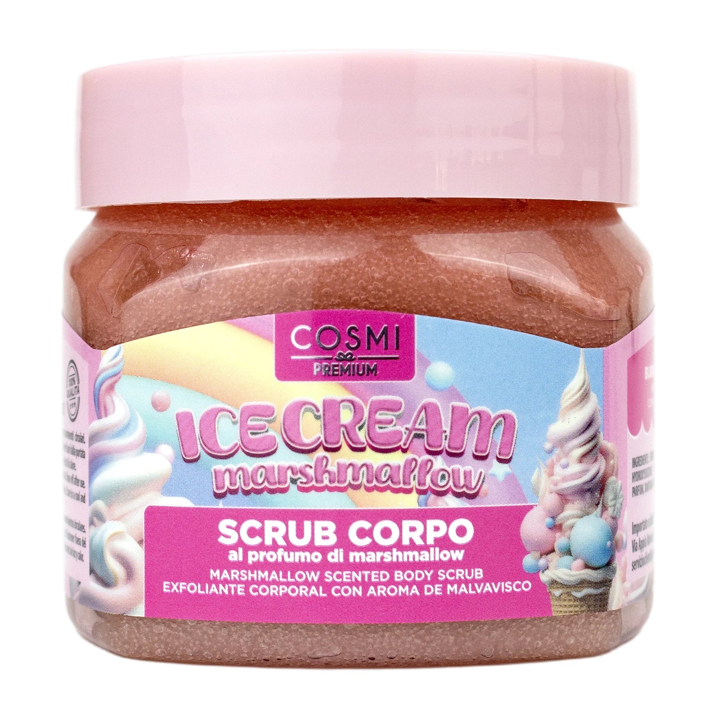 Cosmi Scrub Corpo Ice Cream al Marshmallow – Burro di Karité & Vitamina E 170g