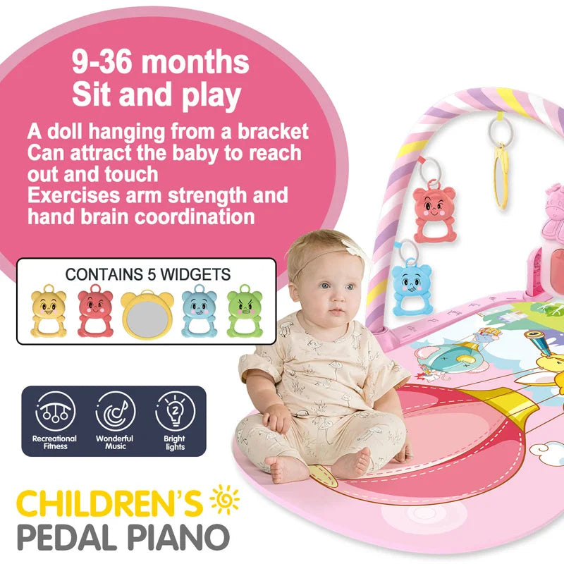Tappeto Palestrina con Pianoforte per Neonati | Musica, Luci e Giochi