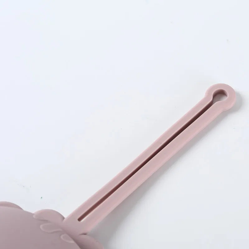 Custodia Porta Ciuccio in Silicone con Cordino Anti-Caduta | 9 Colori