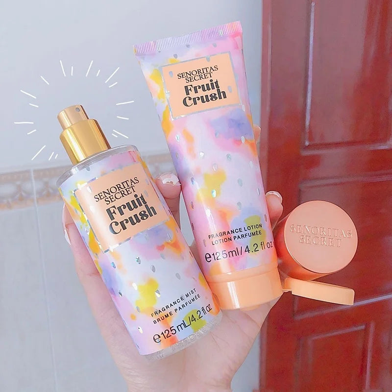 Set Crema Corpo & Spray Profumato 250g – 4 Fragranze Gourmand | Regalo | Jaysuing