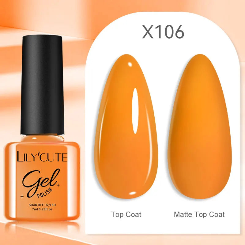 Smalto Gel Semi-Permanente LILYCUTE – 150+ Colori, UV/LED, Lunga Durata 30 Giorni