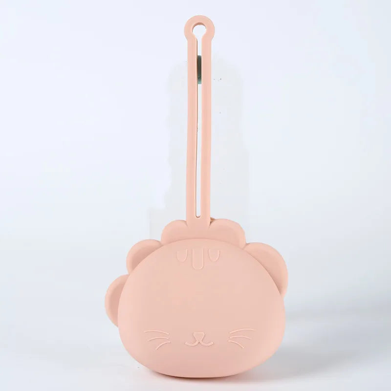 Custodia Porta Ciuccio in Silicone con Cordino Anti-Caduta | 9 Colori
