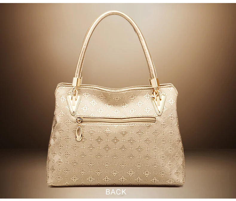 Set 4 Borse Donna – Tote Grande + Tracolla + Pochette + Portacarte | 4 Colori | Ufficio Shopping Party