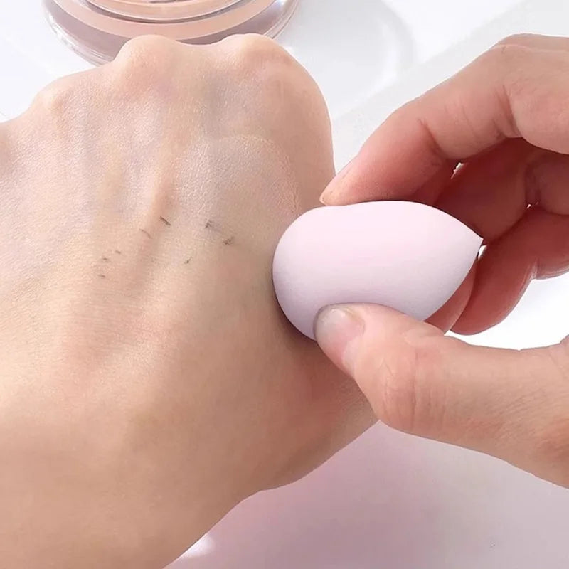 Set 14 Spugnette Trucco in Velluto con Contenitore – Beauty Blender Piumini Cipria