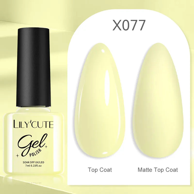 Smalto Gel Semi-Permanente LILYCUTE – 150+ Colori, UV/LED, Lunga Durata 30 Giorni