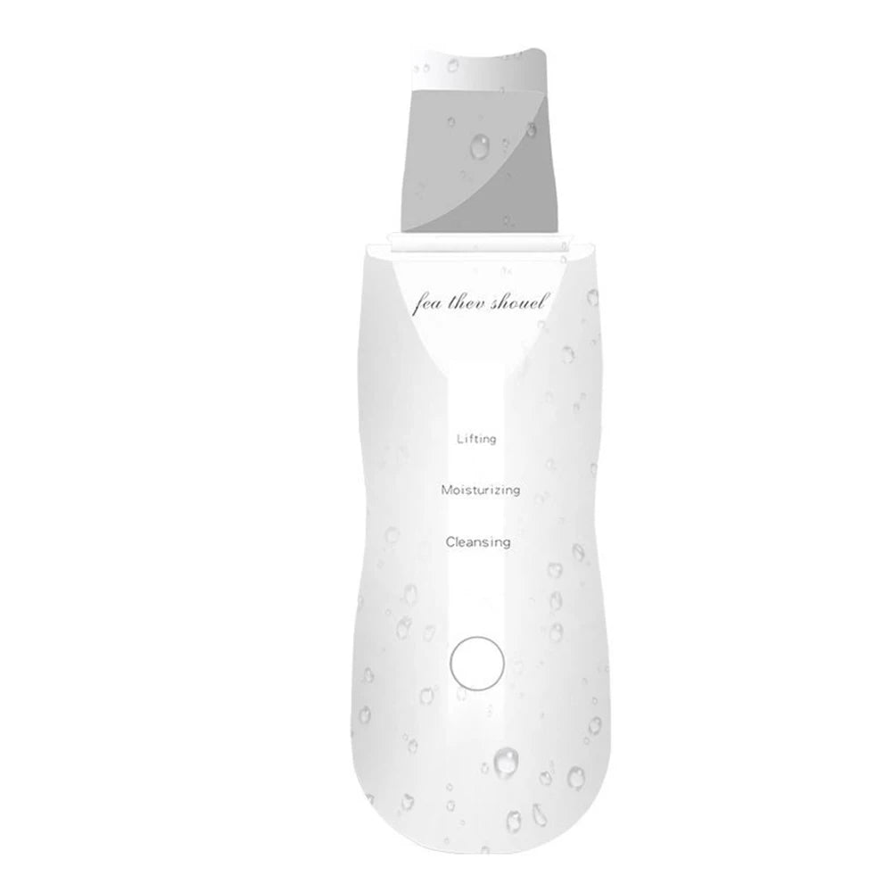 Elettrico Ad Ultrasuoni Scrubber Della Pelle Vibrazione Viso Spatola Peeling Rimozione di Comedone Lifting Del Viso Pulizia Ad Ultrasuoni Cura Della Pelle