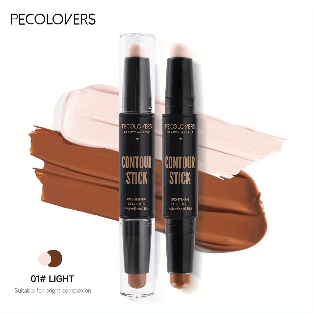 Contour Stick a Doppia Testa – Bronzer & Illuminante per Contouring Naso e Viso