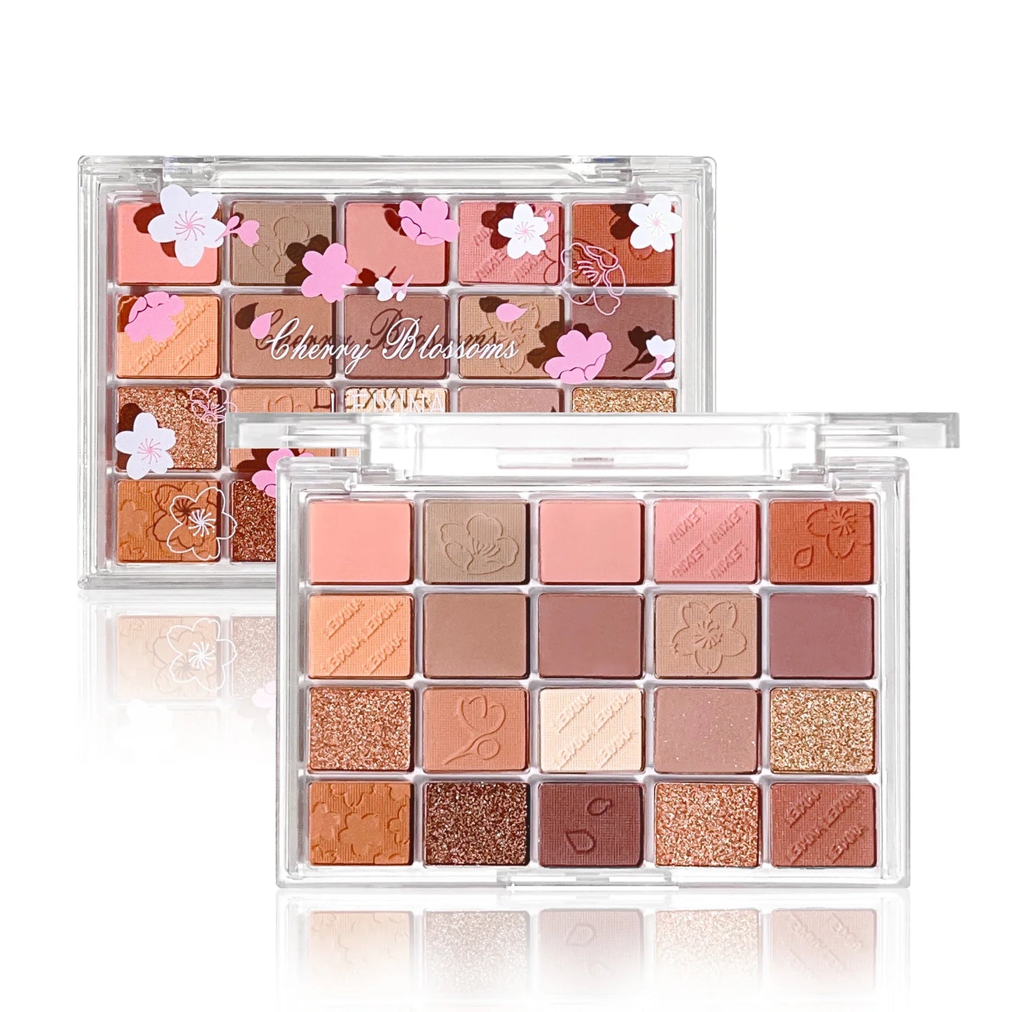 Palette Ombretti Cherry 20 Colori – Glitter, Opachi e Shimmer, Impermeabile