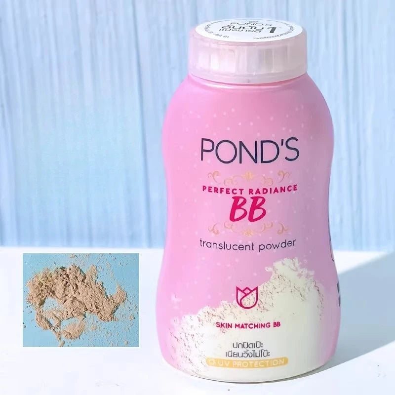 PONDS Thailand Setting Powder, Polvere Viso Leggera per il Fissaggio del Trucco, Controllo dell'Olio e Finitura Opaca a Lunga Durata