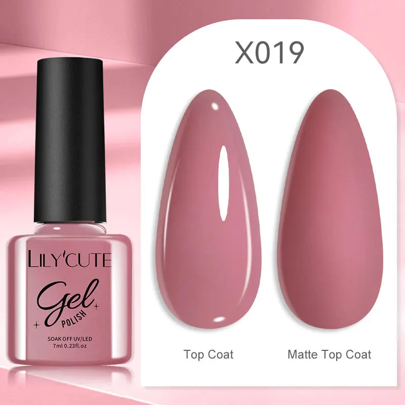Smalto Gel Semi-Permanente LILYCUTE – 150+ Colori, UV/LED, Lunga Durata 30 Giorni