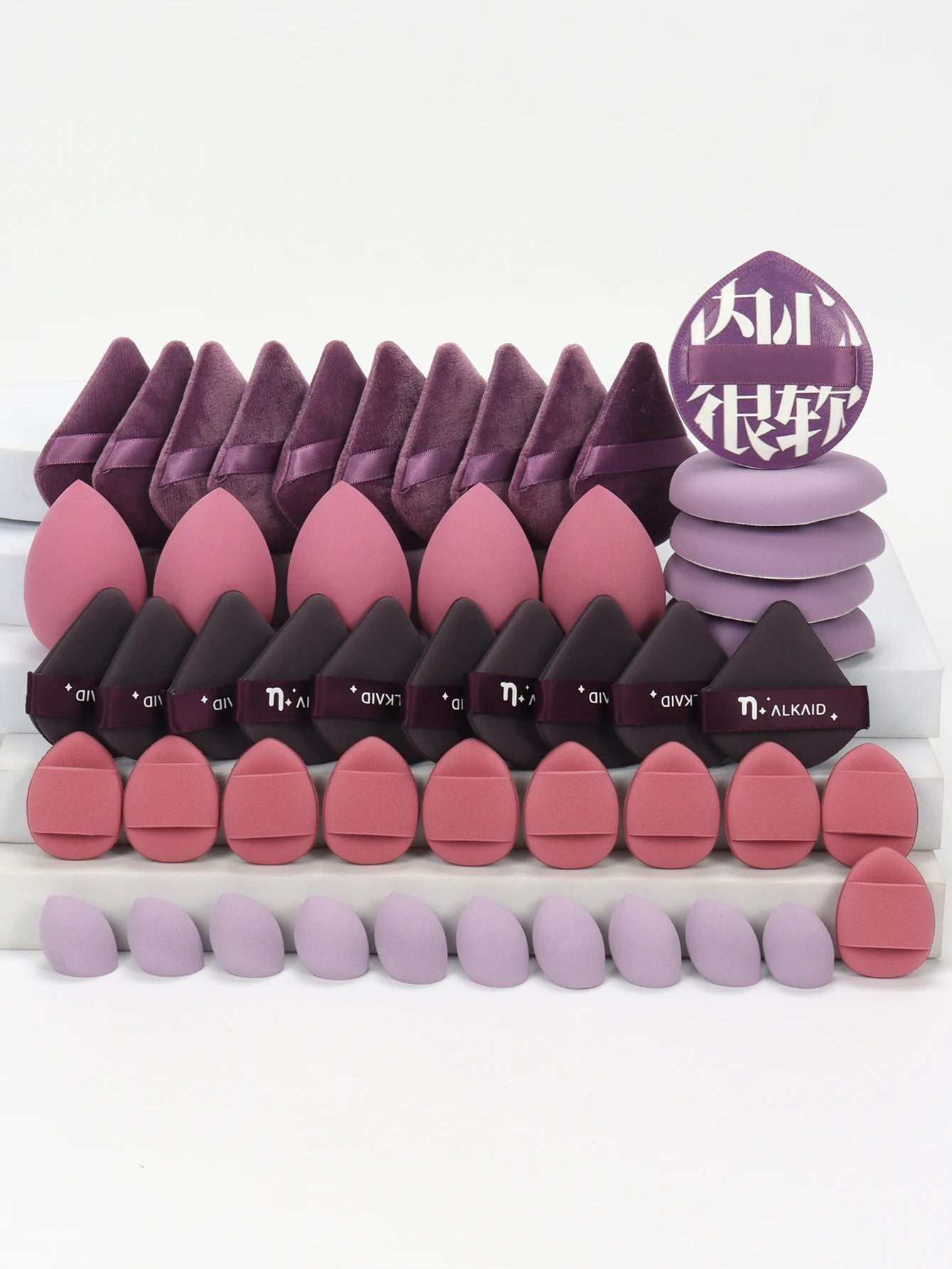 Tamponi per Trucco in Poliuretano 12cm – Set da 10 a 60 Pezzi, BB Cream e Fondotinta