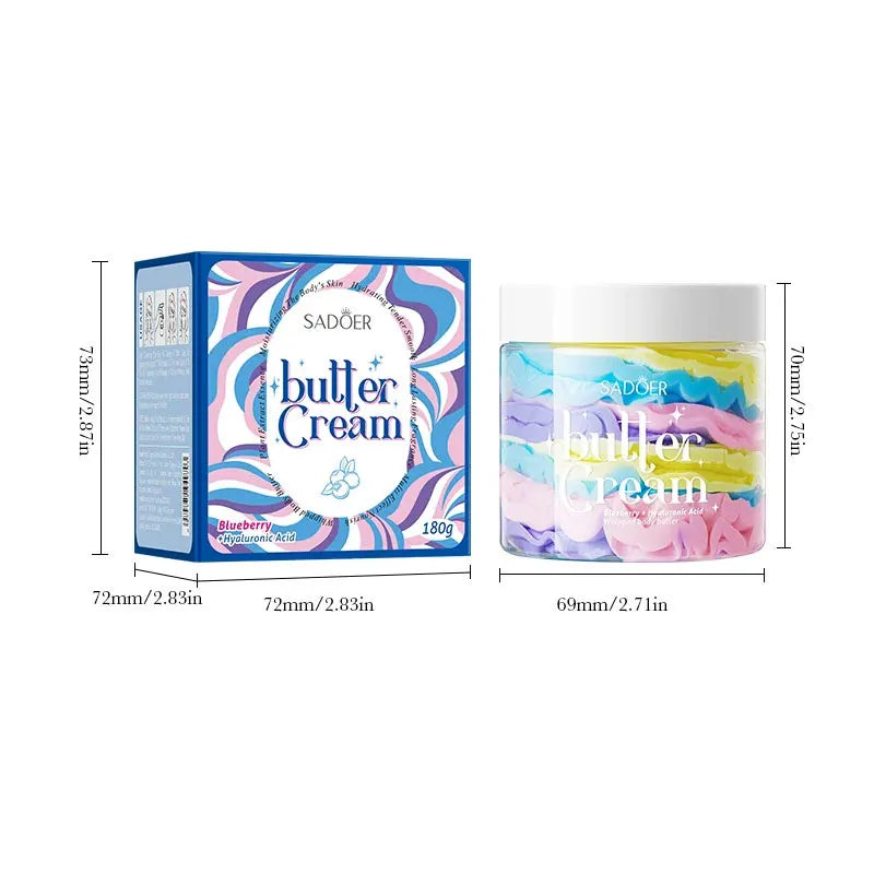 Crema Corpo al Burro con Acido Ialuronico 180g – 4 Fragranze | SADOER