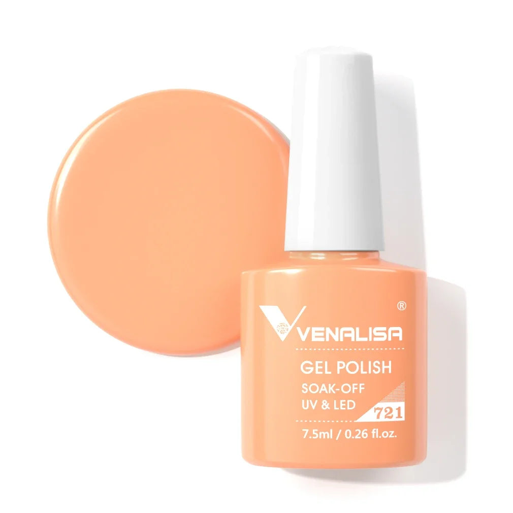 Smalto gel per unghie Venalisa VIP4 SENZA HEMA/TPO Copertura completa Bellissimo smalto semipermanente Soak Off UV LED Gel Smalto per unghie Lacca gel